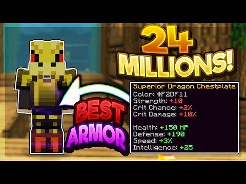 How I Got SUPERIOR DRAGON ARMOR! (Best Armor in Hypixel Skyblock)