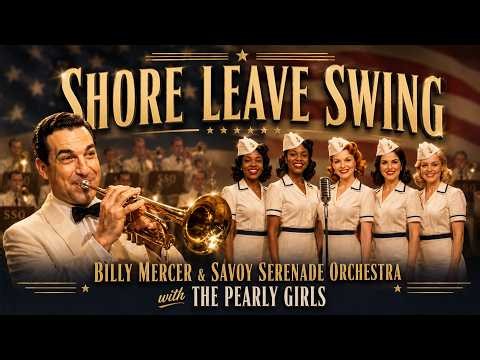 Billy Mercer & Savoy Serenade Orchestra With Pearly Girls – Shore Leave Swing (1943 WWII USO Show)