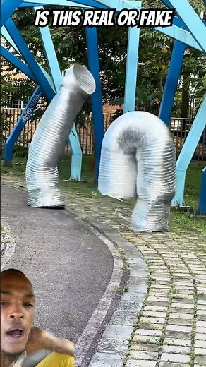 The funny double worm 🐛 prank #humor #prank #funny