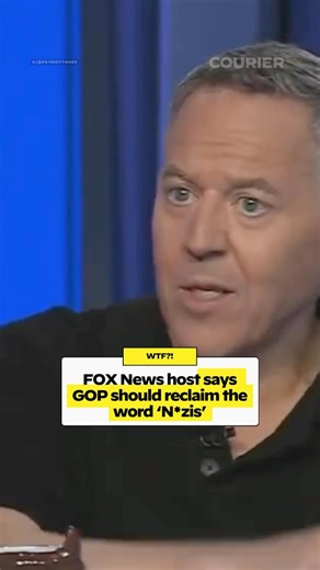 4K views · 1.8K reactions | TW: Racism and general douchebaggery FOX News host Greg Gutfeld says GOP reclaim the word N*zi. | COURIER | Facebook