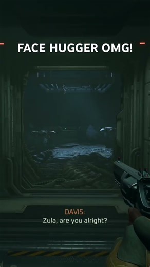 FACE HUGGER! #alien #halloween #horror #alienrogueincursion #clips #viral #scary #facehugger #spooky