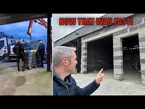 Building A New Farm Workshop || BlockWork Completed -Part 1-