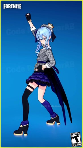 Fortnite Whiplash Emote Hoshimachi Suisei Skin Thicc 🍑😜😱🔥