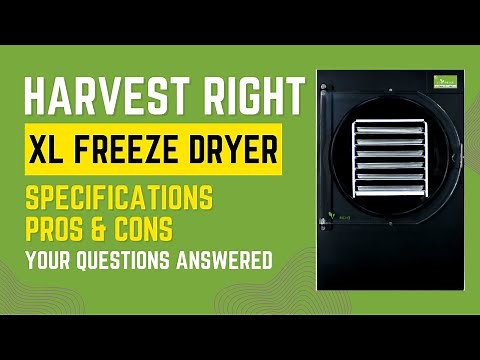 Harvest Right Freeze Dryer | XL REVIEW | SPECS | FREEZE DRYER BENEFITS