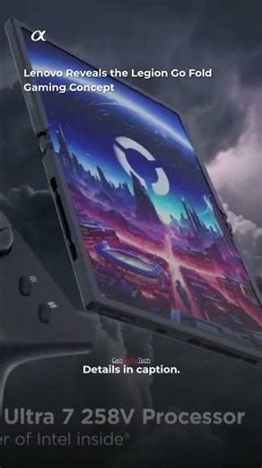 Would you play games on a foldable handheld like this? #game #futuretech