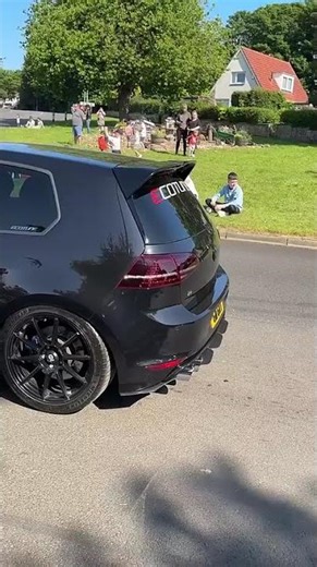 VW Golf R Launch Control!! #launch #car #vw #golf 2