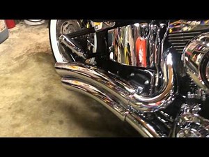 Vance Hines Super Radius Exhaust, 2012 Softail Deluxe