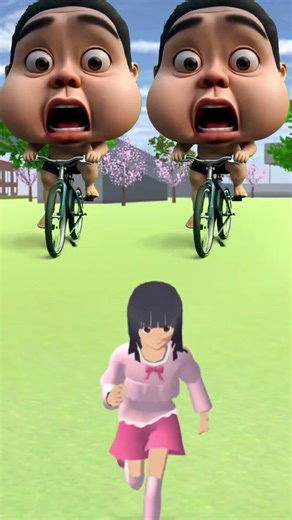 Mio chasing ghost 🤣😂 #sakuraschoolsimulator #shortsviral #shortvideo #sakura #viral #video