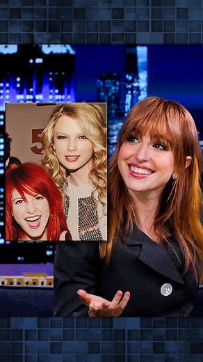 #HayleyWilliams reminisces on her 15-year-long friendship with #TaylorSwift that has led to #Paramore opening for the #TSErasTour. #FallonTonight | The Tonight Show Starring Jimmy Fallon