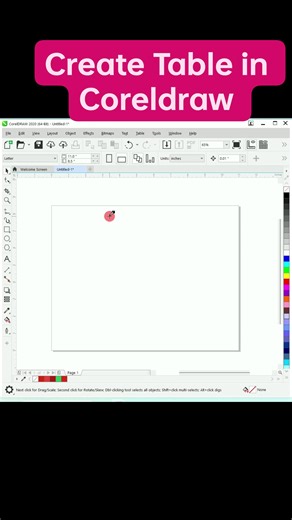 Create Table in Coreldraw. #coreldraw #coreldrawtutorial #CorelDrawDesign #table #creater #How #reelsviralシfb #reelsfbシ #reelsviral #trendingnow | Shiv Gutam
