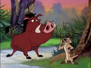 Timon & Pumbaa. So timon eat your bugs,