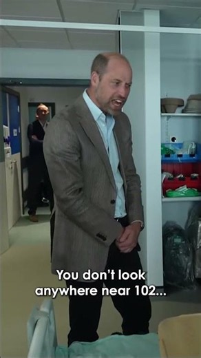 Prince William Charms Isles of Scilly’s Oldest Resident at Hospital
