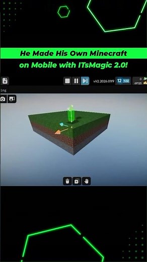 He Recreated Minecraft From Scratch Using Only THIS Feature in ITsMagic 2.0! #itsmagicengine