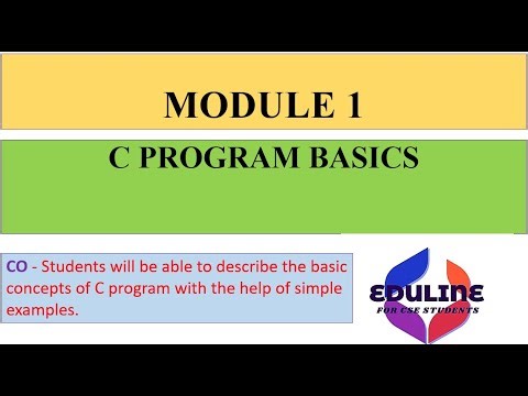 TOPIC 1 - INTRODUCTION TO C