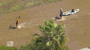 Dozens of homes in Shepparton are already inundated and there are predictions 2500 properties will go under. Rivers and creeks are converging, cutting off access and power to thousands of people. There's some immediate cash for those who need it most as Anthony Albanese joined Daniel Andrews for an aerial tour of the devastation. #9News | WATCH LIVE 6pm | 9 News