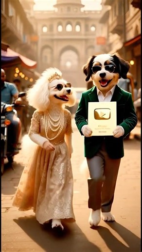 Poor puppy got silver youtube button 😊#ytshorts #youtubeshorts#shorts#viral