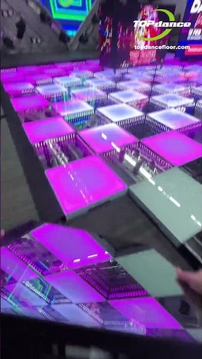 LED dance floor — Setup in minutes, glow for hours ✨#leddancefloor #eventdecor #shorts
