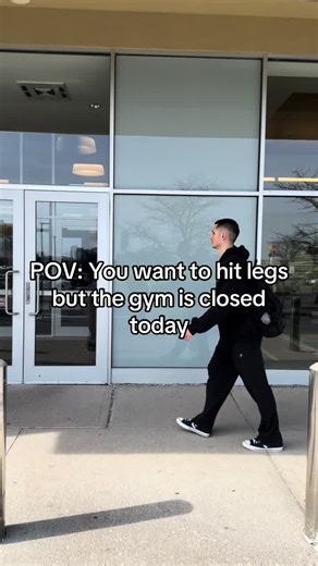 POV: Want to Hit Legs but Gym Closed | Gym Comedy Video
