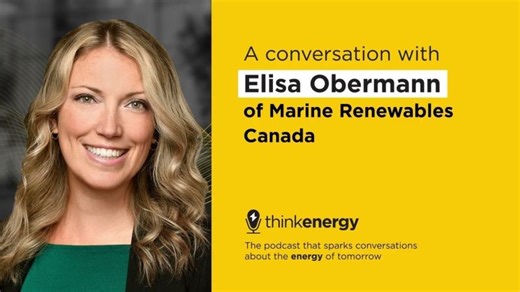 Elisa Obermann on Blue Energy with ThinkEnergy Podcast | Marine Renewables Canada posted on the topic | LinkedIn
