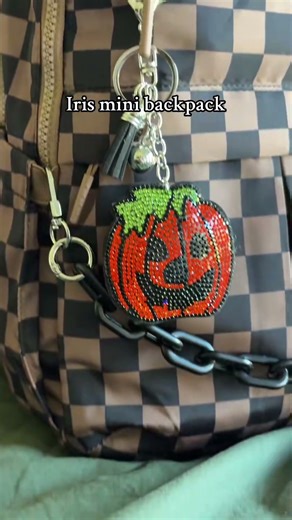 Iris and rainbow mini backpack #minibackpack #fallfashion #cardwallet #irisandrainbow #diaperbag