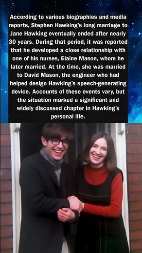Stephen Hawking’s Second Marriage Shocked the World 😮