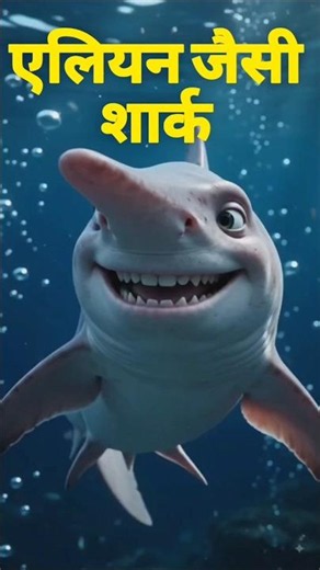 😱 Alien Jaisi Shark! Goblin Shark Ka Darawna Sach | Amazing Shark Facts #trending#facts#viral#video