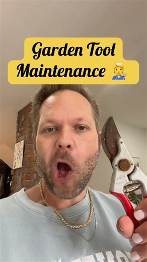 How to keep your pruners rust free and sharp #gardentools #pruning #gardeningtips