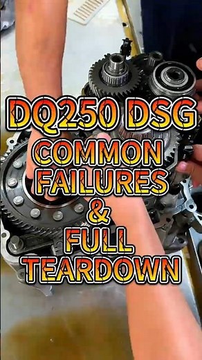 Volkswagen DQ250 DSG Teardown Common Failures & Fix #mechanics #carrepair #transmission