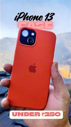 🔥 😱 Can You Believe This iPhone 13 Case Is Under ₹250?! 🔥 Orange Case Unboxing & First Look!