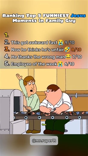 Top 5 Funniest Jesus Moments 😂 | Family Guy Compilation #familyguy #funnymoments #cartooncomedy
