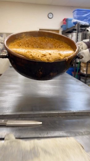 More sounds of inside a candy shop! #pour #satisfying #sounds #asmr #candy #herculescandy #fyp #syracuseny #brittle | Hercules Candy Co