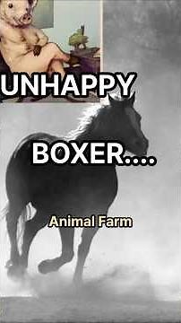 unhappy boxer Animal Farm
