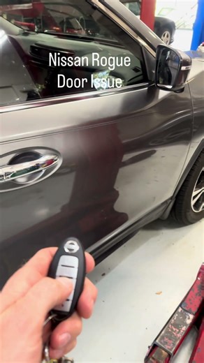Nissan Rogue door won’t lock? Here’s the culprit…. #autorepair #mechanic #automobile #cartok #diy