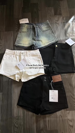 4 Must-Have Denim Shorts for Your Wardrobe