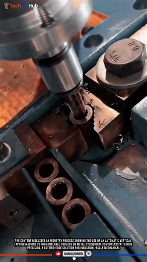 Innovation Internal Tapping Manufacturing with Technology Vertical System #tech