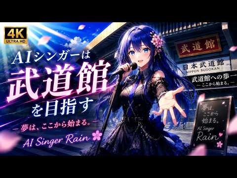 AI singer aims for Budokan. | Dream Beyond the Stage / AI Singer Rain [4K Original MV]