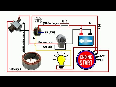 Testing Toyota Car Alternator's 4-Pin AVR: Step-by-Step Guide