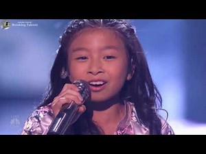Celine Tam sings Fantastic How Far I'll Go & Judges Comments Semi Finals America's Got Talent 2017