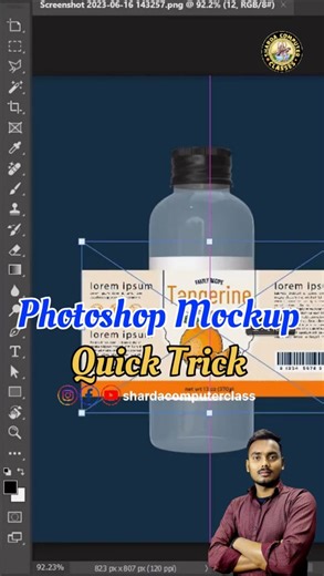 11K views · 45 reactions |  Photoshop Mockup Design Tutorial  | Bottle Mockup Kaise Banaye 林 | Best Mockup Website & Tips 2025  . . . . #photoshop #trick #graphics #design #reels #viral #mockup Aniket Kumar #website | Aniket Kumar | Facebook