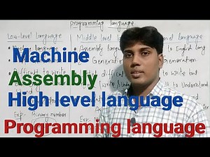 Programming language ll High level ll Middle level ll low level languagell