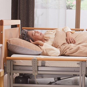 [Hot Item] Premium Electric Medical Bed with Stylish Wooden Design