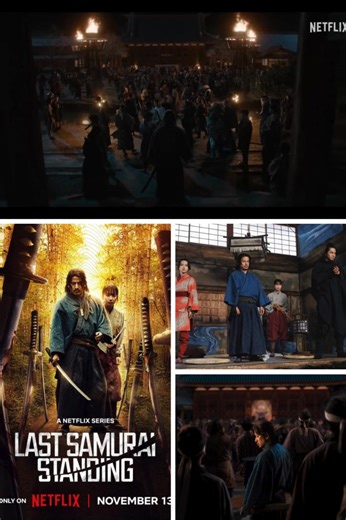 (J-drama) Prochainement sur Netflix (13 novembre 2025) "Last samurai standing" Un combat pour l’honneur et la survie Plongé au cœur de l’ère Meiji, à la fin du XIXe siècle, Last Samurai Standing nous transporte dans un Japon en pleine mutation, où traditions et modernité s’affrontent. Une nuit, 292 guerriers convergent vers le temple Tenryū-ji de Kyoto, guidés par la promesse d’un prix colossal : 100 milliards de yens. Le défi est aussi simple que brutal : arracher les étiquettes en bois de ses 