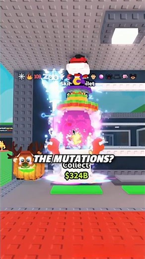 How much does the skibidi toilet generate with all the mutations.. #roblox