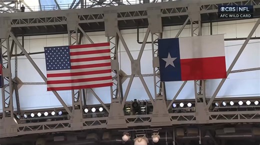 A Baylor Bear sang a beautiful rendition of the National Anthem at the Texans vs. Chargers wildcard game 🇺🇸#SicEm, Nancy Curtis! 🐻#HtownMade | Baylor Athletics
