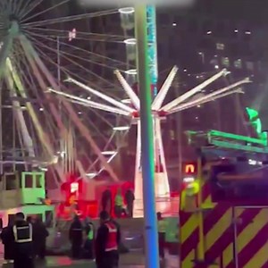 "We were on it having fun and then it just crashed to the ground." | The Mirror