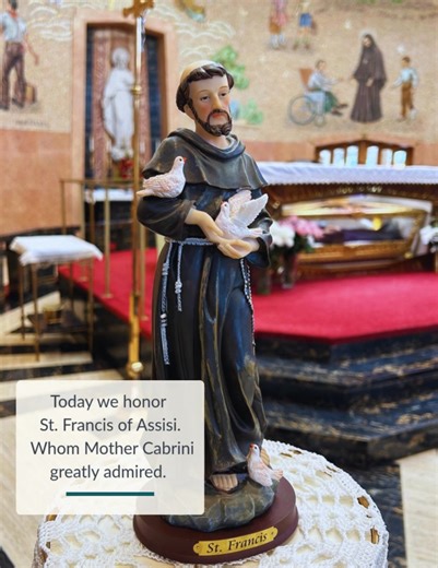 Growing up, St. Frances Xavier Cabrini was a third order Franciscan. Did you know that? #StFrancesCabriniShrine #stfrancisofassisi | St. Frances Cabrini Shrine