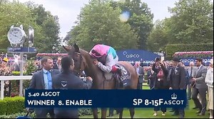 Frankie Dettori and Enable return victorious to the Parade Ring at Ascot! A renewal of the King George VI and Queen Elizabeth QIPCO Stakes that will not be forgotten in a hurry! 👏👏👏 | Ascot Racecourse