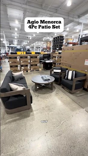 Agio Menorca 4PC Deep Seating Set at Costco! ☀️🛋️✨
