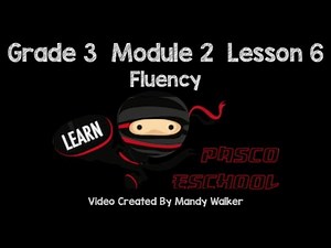 Grade 3 Module 2 Lesson 6 Fluency