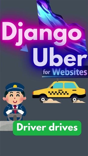 Django=Uber 🚗 | Python Backend Made Simple🚀#shorts